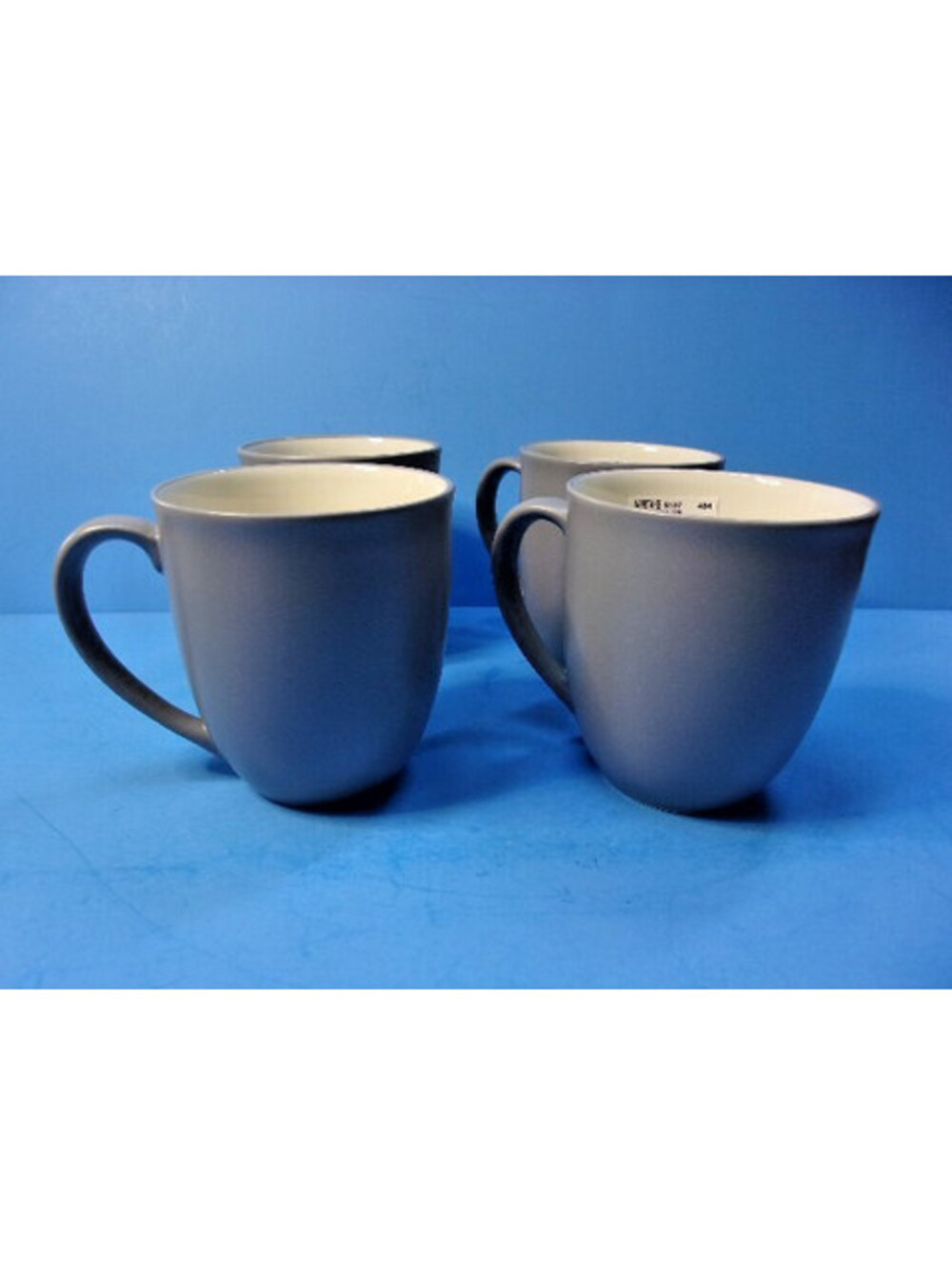 Noritake Stoneware Colorwave Slate #5107 Set of 4 Coffee Cup Mugs 3 New & 1 Not